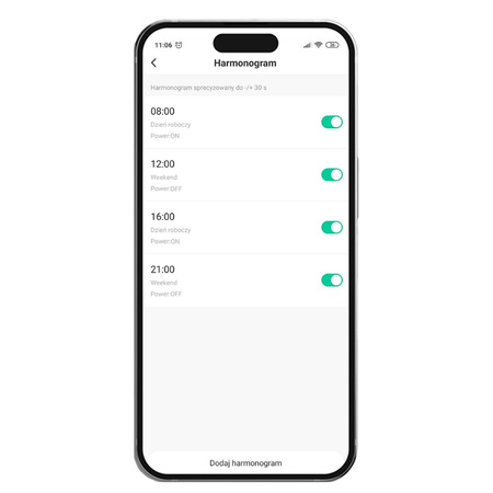 Inteligentní WiFi zásuvka, Měřič spotřeby Programovatelný časovač TUYA SMART NIVO LUMILED