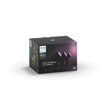 Zahradní reflektor Philips HUE LILY 3x 8W sada 17414/30/P7 8718696167960