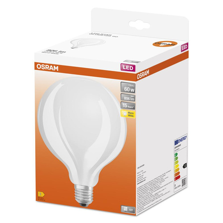 LED žárovka E27 G125 6,5W = 60W 806lm 2700K Warm 300° Filament OSRAM STAR