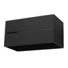 LED nástěnné svítidlo LOBO MAXI 2xG9 Nástěnné svítidlo Top Down Rectangular Black SOLLUX