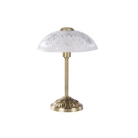 Stolní noční lampa E14 hnědá Classic Annabella 8634 Rabalux