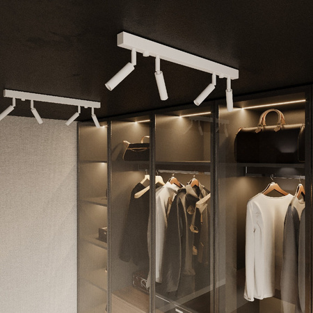 EYETECH stropní svítidlo 4xG9 Reflektor Halogenové svítidlo Pohyblivé 60cm Bílé SOLLUX