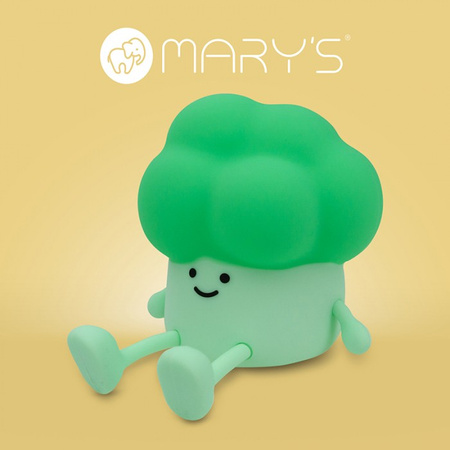 MARY'S BROTHER'S GREEN LED dětské noční světlo 2,5W 6500K dobíjecí za studena 1200mAh zelené