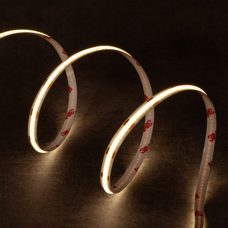 LED COB flexibilní pásek 8W/m 720lm/m 12V 3000K teplá bílá CRI90 5m LCOB Kanlux