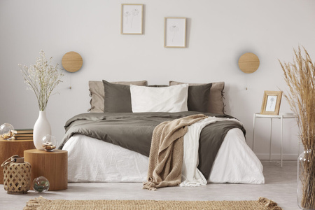 MINIMAL 9377 Nowodvorski Nástěnná lampa Hnědá G9 Nástěnná lampa Kulaté dřevo Minimalist