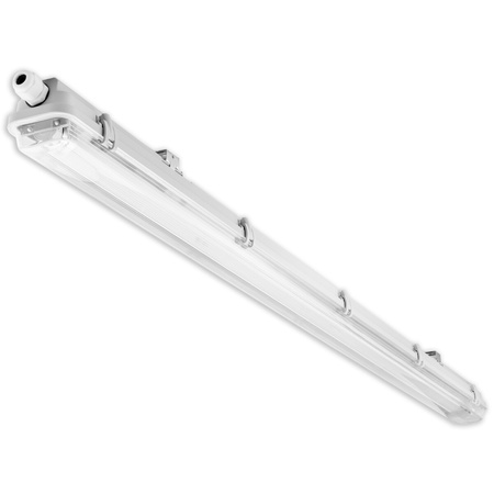 Hermetické LED svítidlo 1x 36W 120cm transparentní IP65