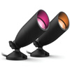 2x LED zahradní venkovní reflektor 10W RGB SMART WiFi WiZ