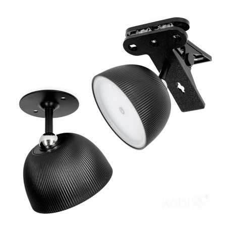 Stolní lampa LED 3,5 W 220 lm CCT 120° dobíjecí černá IP54 Lizbona Kobi