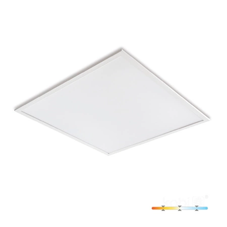 Povrchový panel LED 40W 5200lm 120° CCT Coffer White 60x60cm Capri Pro Kobi
