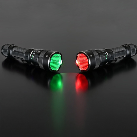 LED dobíjecí ruční svítilna 3 barvy světla 20W 2000lm 5000K černá IP68 Videx