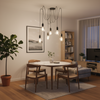 6x E27 Závěsná stropní lampa, Pavouk ARANE LUMILED