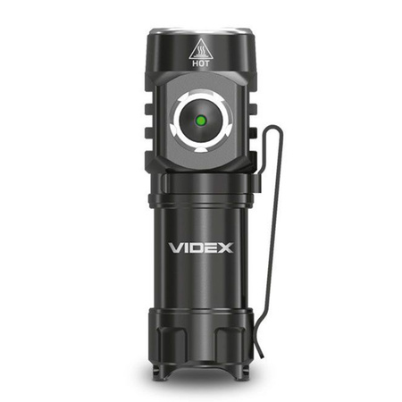 Taktická LED dobíjecí vodotěsná svítilna 10W 600lm 5700K A055 VIDEX