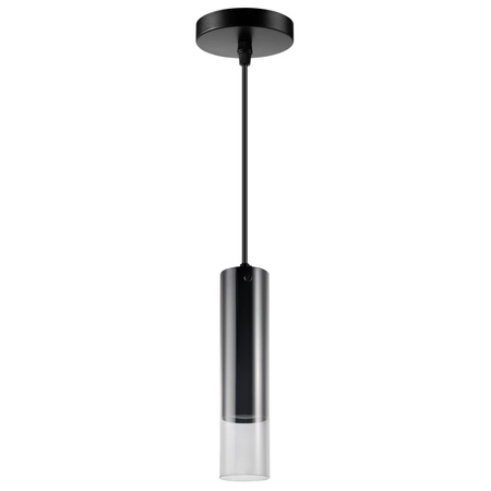 Stropní závěsné svítidlo s převisem GU10 černé SMOKY Sanico Goldlux
