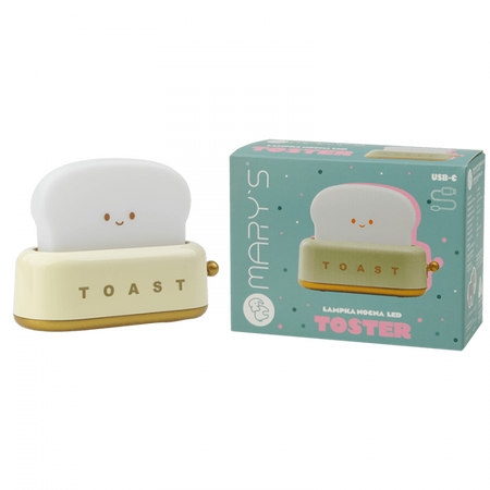Dětské noční světlo LED 1,2W 3000K teplá bílá USB dobíjecí 800mAh žluté TOSTER MARY'S