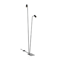 MONO II FL 7718 Nowodvorski Černo-zlatá 2xGU10 Moderní stojací lampa