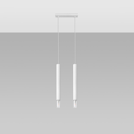 LED závěsné stropní svítidlo WEZYR 2xG9 White SOLLUX