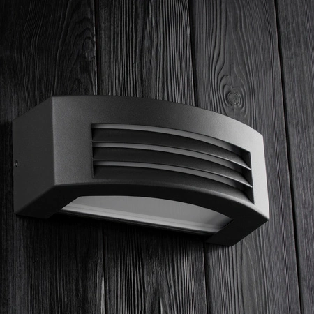 Zahradní nástěnné svítidlo. elevace. venkovní svítidlo E27. tmavě šedá IP54