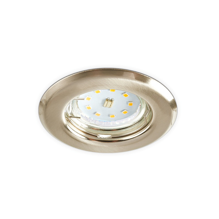 Halogenové zapuštěné bodové svítidlo GU10 Chrome Round Kobi pro zápustnou montáž