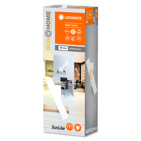 LED nástěnné svítidlo 12W 600lm Wifi CCT Stmívatelné Ra ≥ 95 Moderní SUN@HOME LEDVANCE