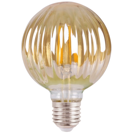 LED žárovka E27 G100 4W 450lm 2700K Teplá bílá GOLDLUX Vintage Jantar Dekor.