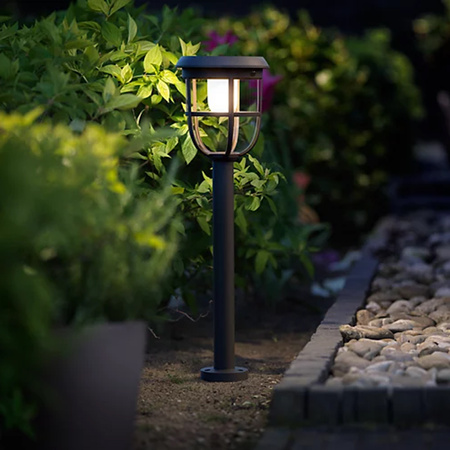 RADII 1,3W 3000K IP44 Senzor pohybu Senzor soumraku PHILIPS LED Pillar Wall-mounted Solar Light