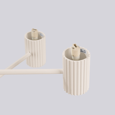 Lustr Závěsné svítidlo 6x G9 Hliníková béžová svatozář French Sky SL.1831 Sollux