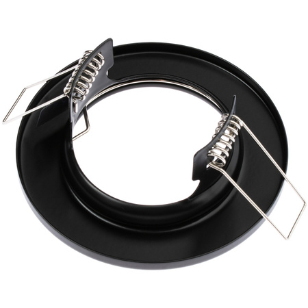 Halogenová Podhledové svítidlo GU10, MR16 Stálá Kulatá Černá Plech LUMILED