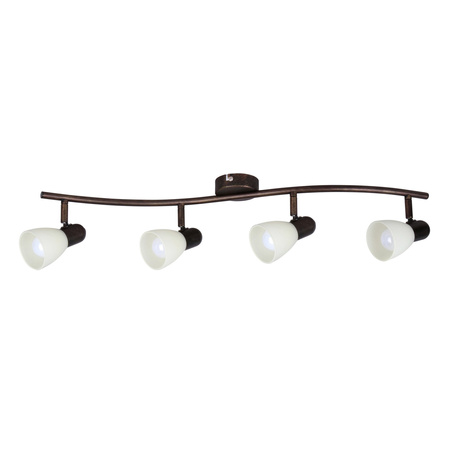 Bodové stropní svítidlo 4x E14 Brown Classic Soma 6594 Rabalux