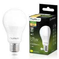 LED žárovka E27 A60 15W = 120W 1952lm 4000K Neutral 260° LUMILED