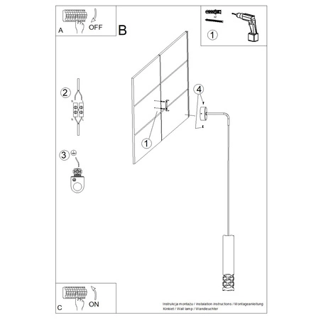Nástěnné svítidlo GU10 White LIRO Ocean Green SL.1695 Sollux