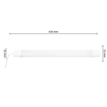 Lineární svítidlo LED 18W 1820lm 6500K studená 120° bílá IP65 Masterled