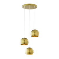 YODA GOLD ORBIT Závěsný lustr Gold Classic 3xE27 3448 TK Lighting