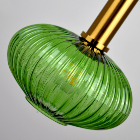 NORFOLK E27 převislá stropní lampa zelená GOLDLUX (Polux)