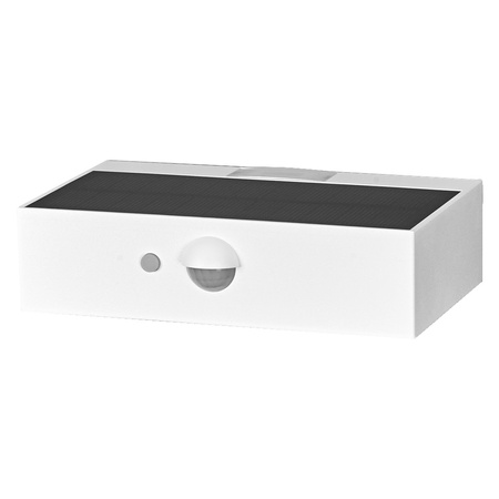 Venkovní zahradní lampa Venkovní nástěnná LED lampa 3W 300lm 3000K IP65 bílá se senzorem pohybu a soumraku Endura Ledvance