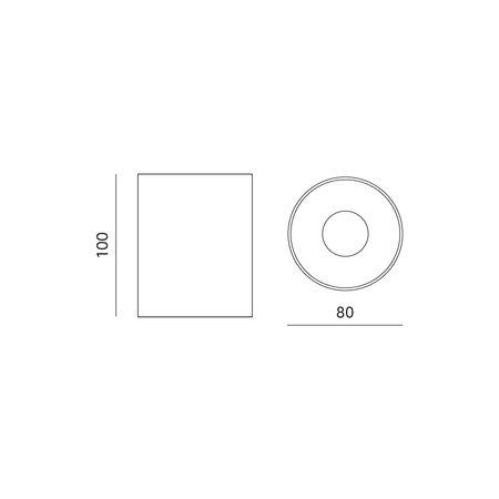 Halogenové bodové svítidlo pro povrchovou montáž GU10 Round White Trio Kobi