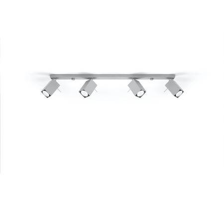 MERIDA stropní svítidlo 4xGU10 Reflektor Halogenové svítidlo Moving 80cm Grey SOLLUX