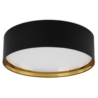Stropní svítidlo Plafond Plafond Luminaire BILBAO BLACK/GOLD Round Black/Gold 60cm 15W 4xE27 3432 TK Lighting
