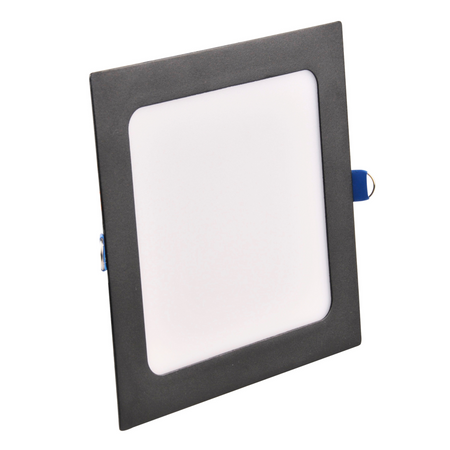 LED svítidlo pro zapuštěnou montáž 10W 1200lm 4000K Neutrální 120° Černá RIGEL Sanico Goldlux