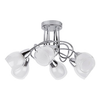 Stropní svítidlo 6x E14 Chrome Classic Dave Rabalux
