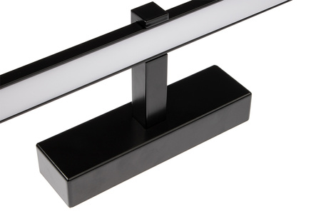 LED světlo do koupelny nad zrcadlo 12W, 840lm 60cm Neutrální bílá Černá VENUS LUMILED