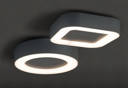 Venkovní zahradní stropní svítidlo MERIDA LED 9514 IP54 12W 3000K stropní grafit Nowodvorski