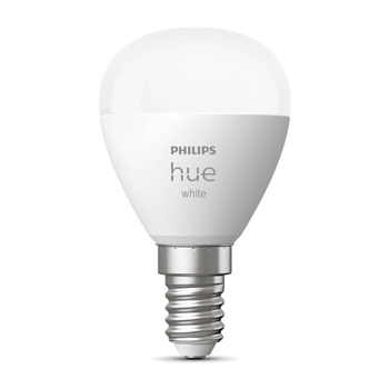 LED žárovka kulová E14 P45 5,7W 2700K teplá PHILIPS HUE White Bluetooth Zigbee