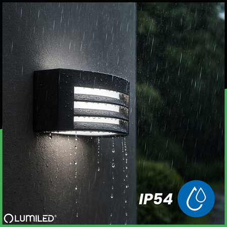 Zahradní nástěnná lampa E27, KERIO LUMILED