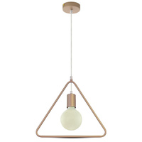 Závěsné svítidlo E27 Triangle Champagne Gold VT-7321 V-TAC
