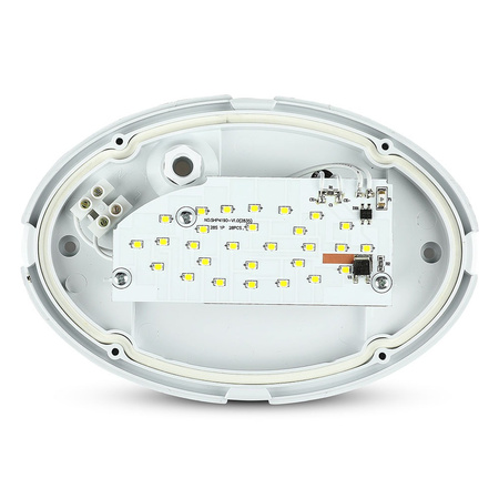 Plafond LED stropní svítidlo 8W 6400K 560lm IP66 kulaté bílé VT-8014 V-TAC