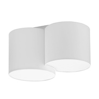 MONA WHITE Plafondové stropní svítidlo Tuba White Modern 2xE27 3440 TK Lighting