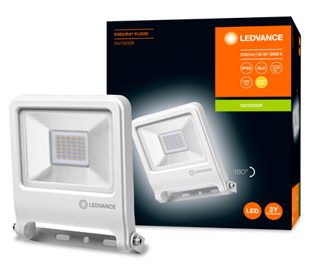 Reflektor LED 30W 2700lm 3000K IP65 Bílý LEDVANCE světlomet Endura