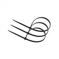 Stahovací pásky 3,6x350 mm černé UV TRIPERS PREMIUM OKP-36350B .MORE 100 ks.