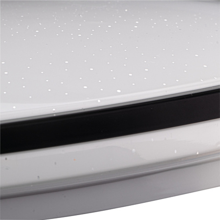 Plafond LED stropní panel Povrchové svítidlo 37W 2680lm CCT Round Black Stmívatelné dálkové ovládání Arvos Kanlux