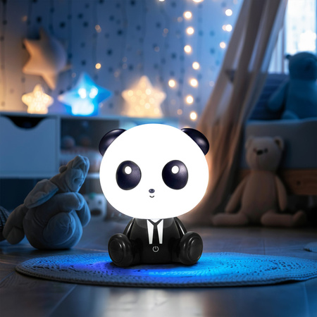 Dekorativní LED lampa 2,5 W 59 lm bílá černá stmívatelná Panda Sanico Goldlux